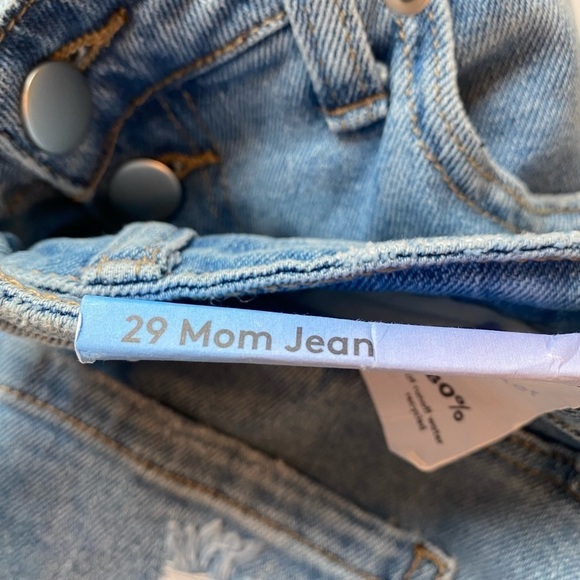 Abound Mom Jeans High Waist Button Fly size 29 - Picture 3 of 10